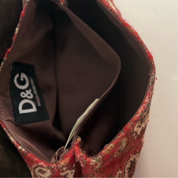 Dolce & Gabbana tapestry bag 2005 vintage RARE - Picture 10 of 12